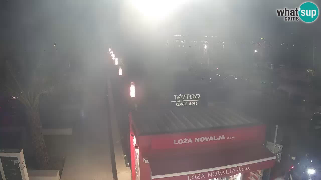 Live cam Novalja – Obala Petra Krešimira IV