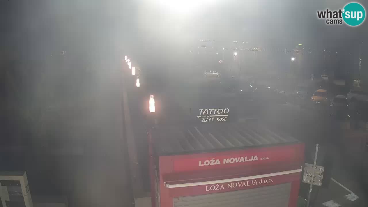 Live cam Novalja – Obala Petra Krešimira IV