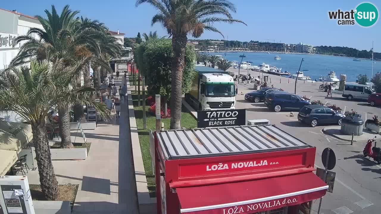 Live cam Novalja – Obala Petra Krešimira IV
