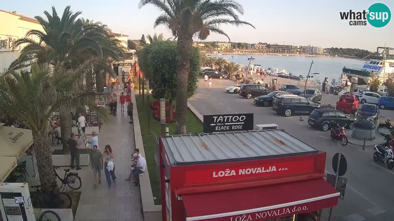 Live cam Novalja – Obala Petra Krešimira IV
