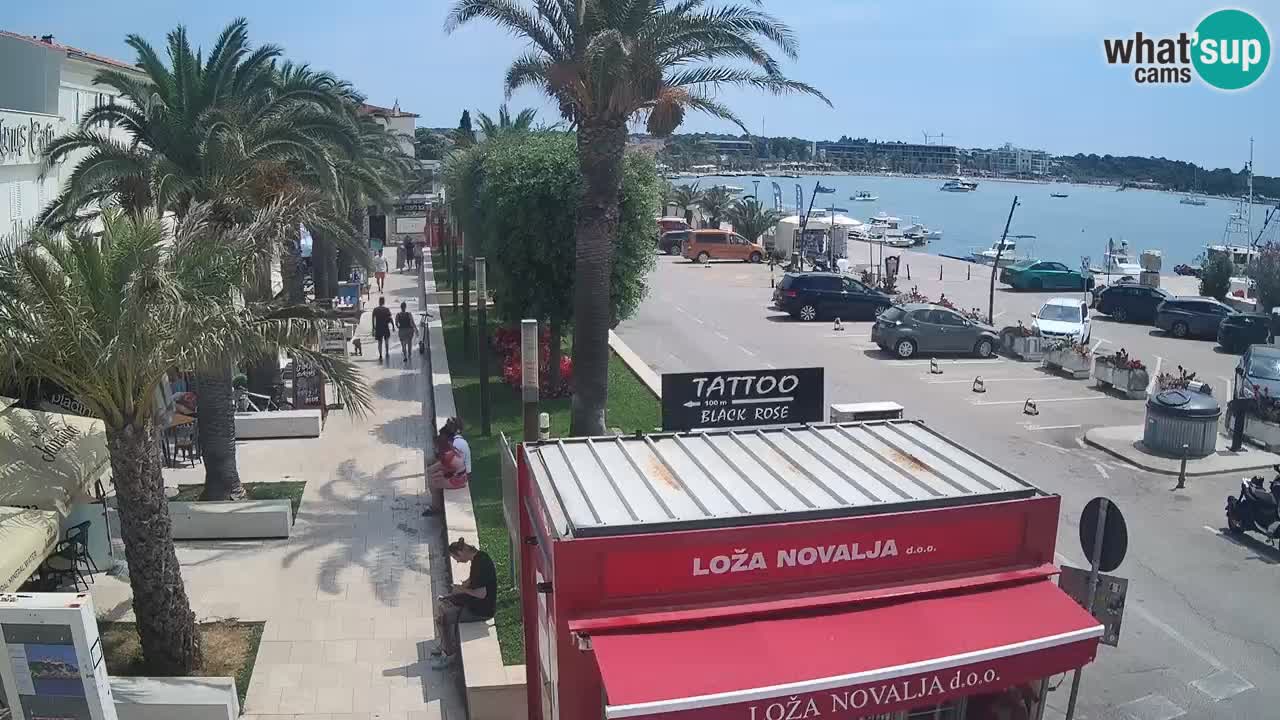 Live cam Novalja – Obala Petra Krešimira IV