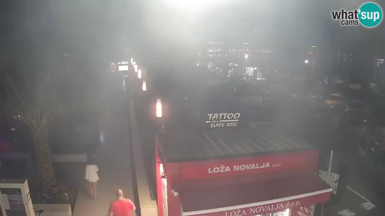 Live cam Novalja – Obala Petra Krešimira IV