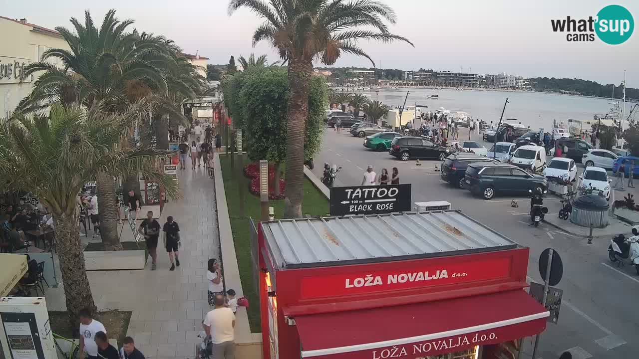 Webcam live Novalja – Obala Petra Krešimira IV