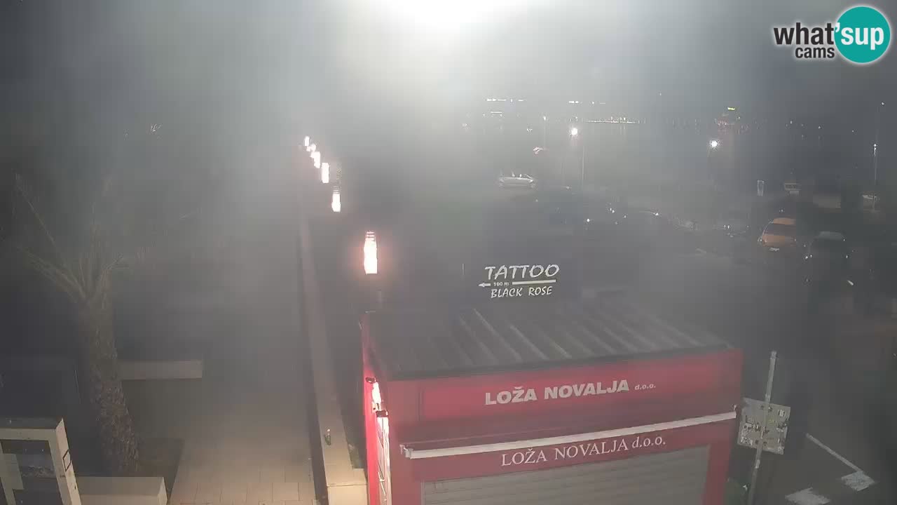 Webcam Novalja – Obala Petra Krešimira IV