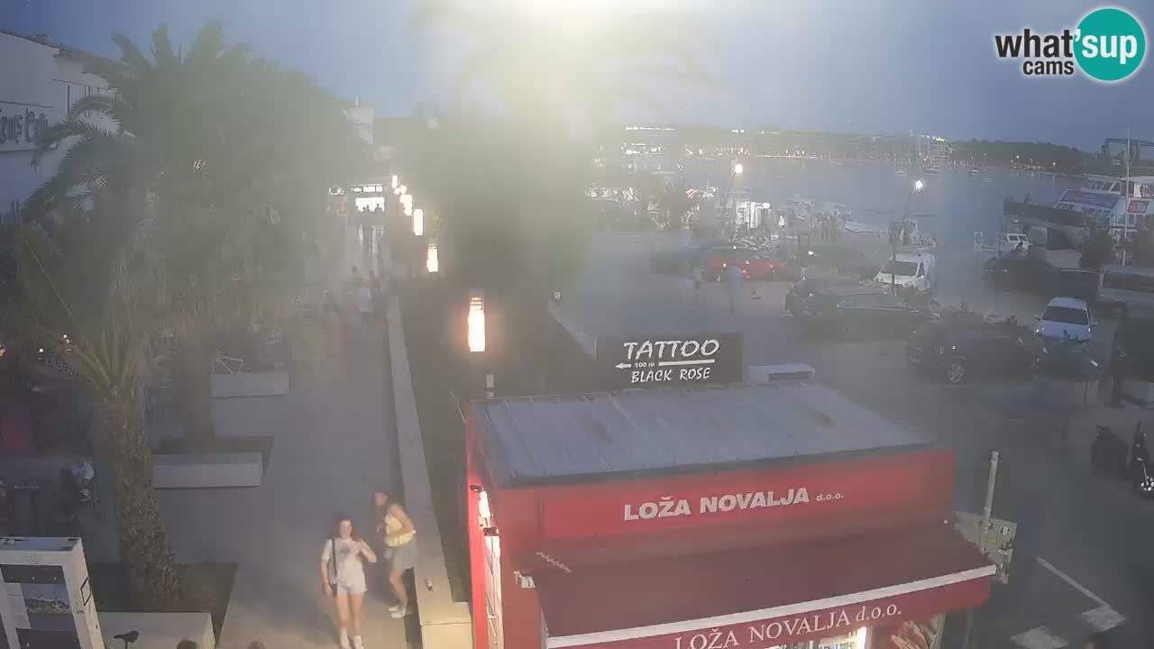 Live cam Novalja – Obala Petra Krešimira IV
