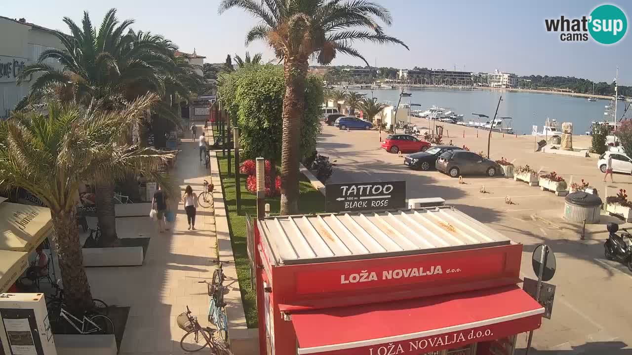 Live cam Novalja – Obala Petra Krešimira IV