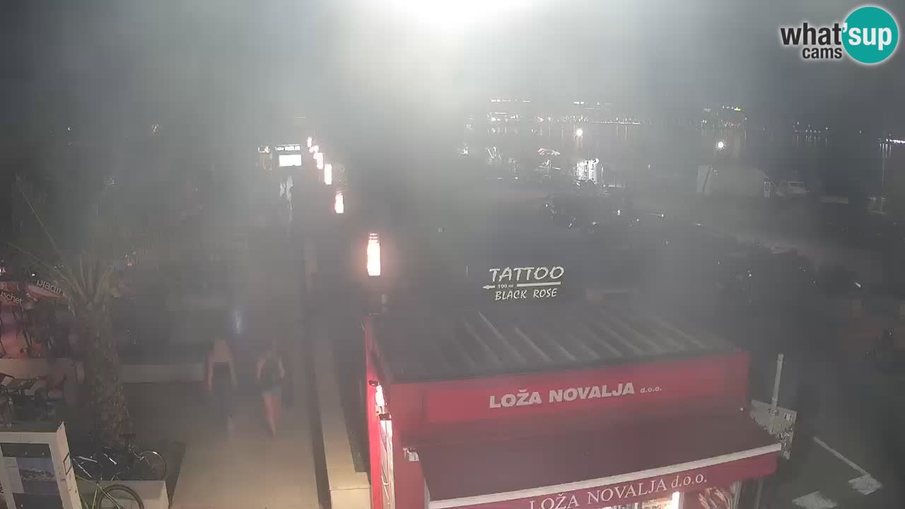 Live cam Novalja – Obala Petra Krešimira IV