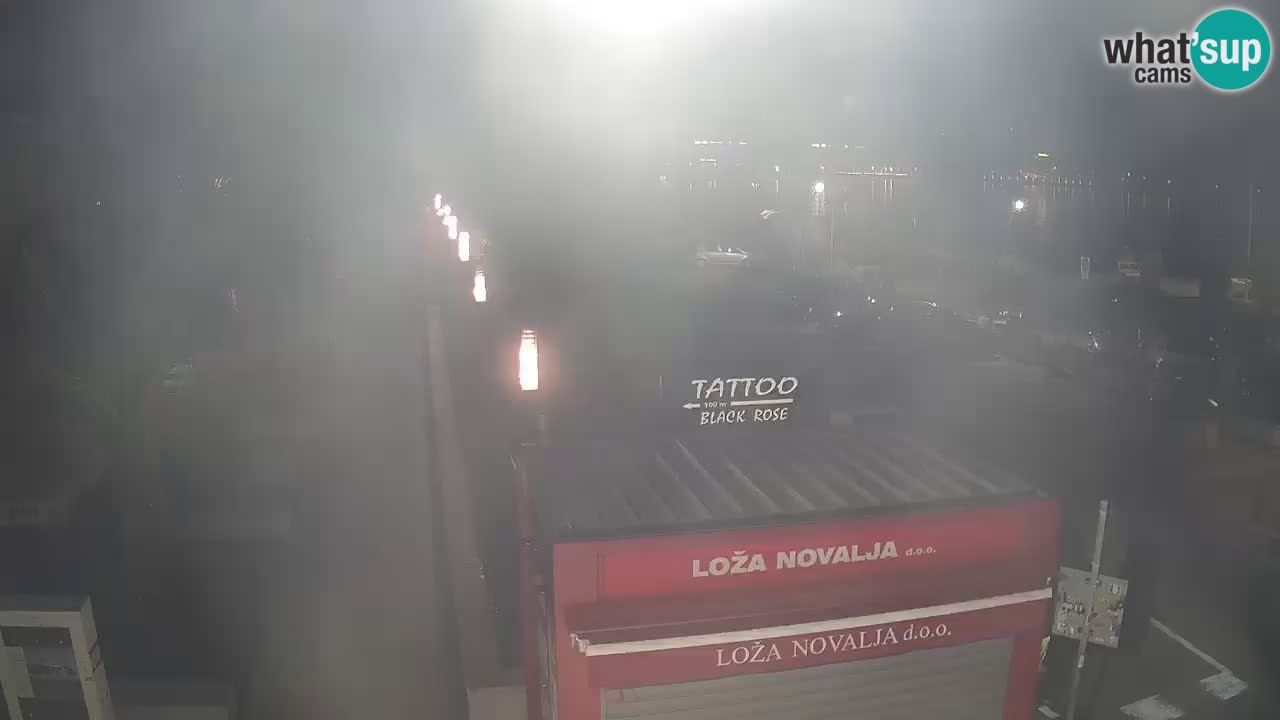 Webcam Novalja – Obala Petra Krešimira IV