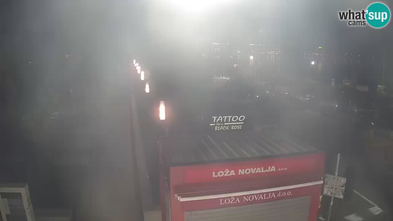 Live cam Novalja – Obala Petra Krešimira IV