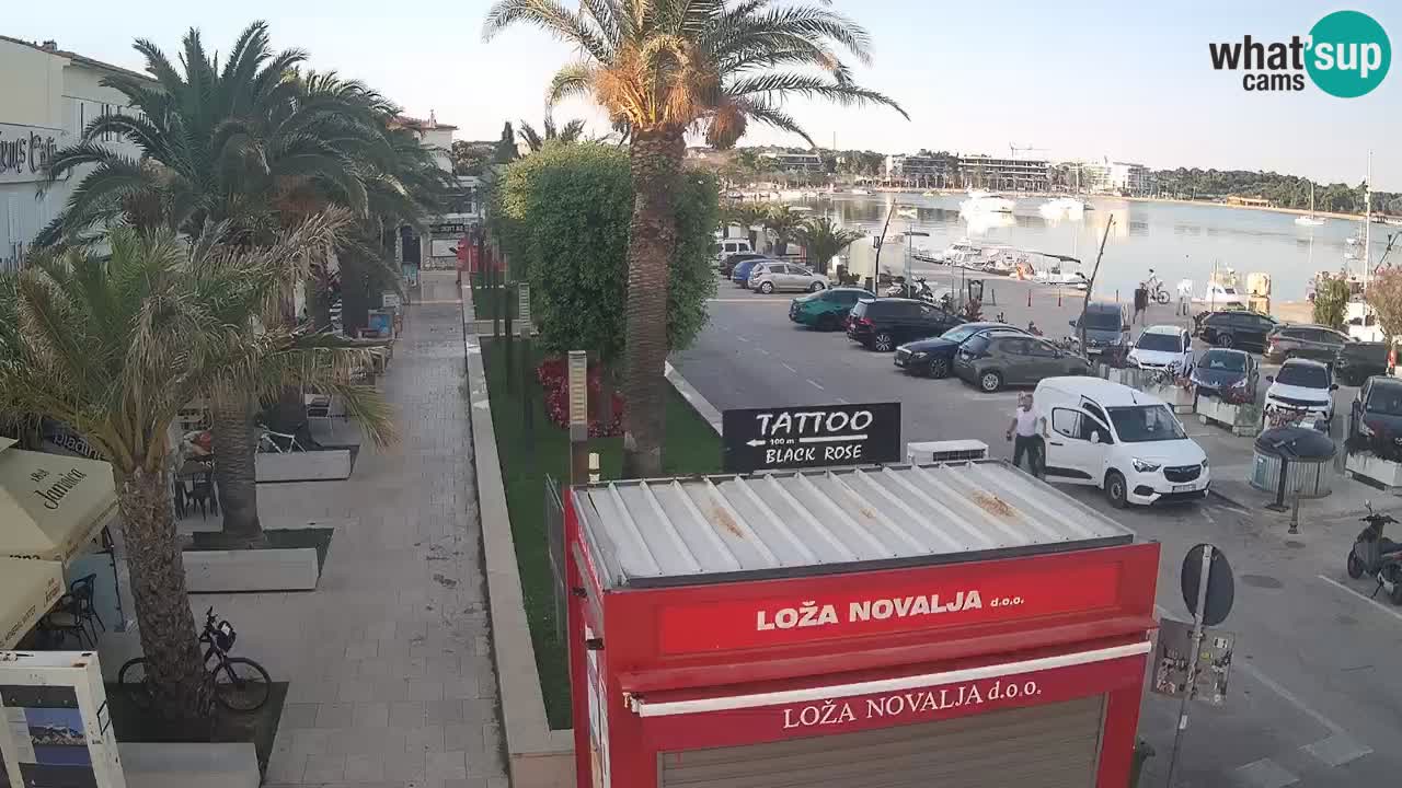 Live cam Novalja – Obala Petra Krešimira IV
