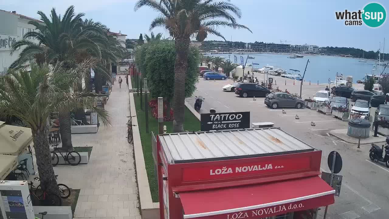 Live cam Novalja – Obala Petra Krešimira IV