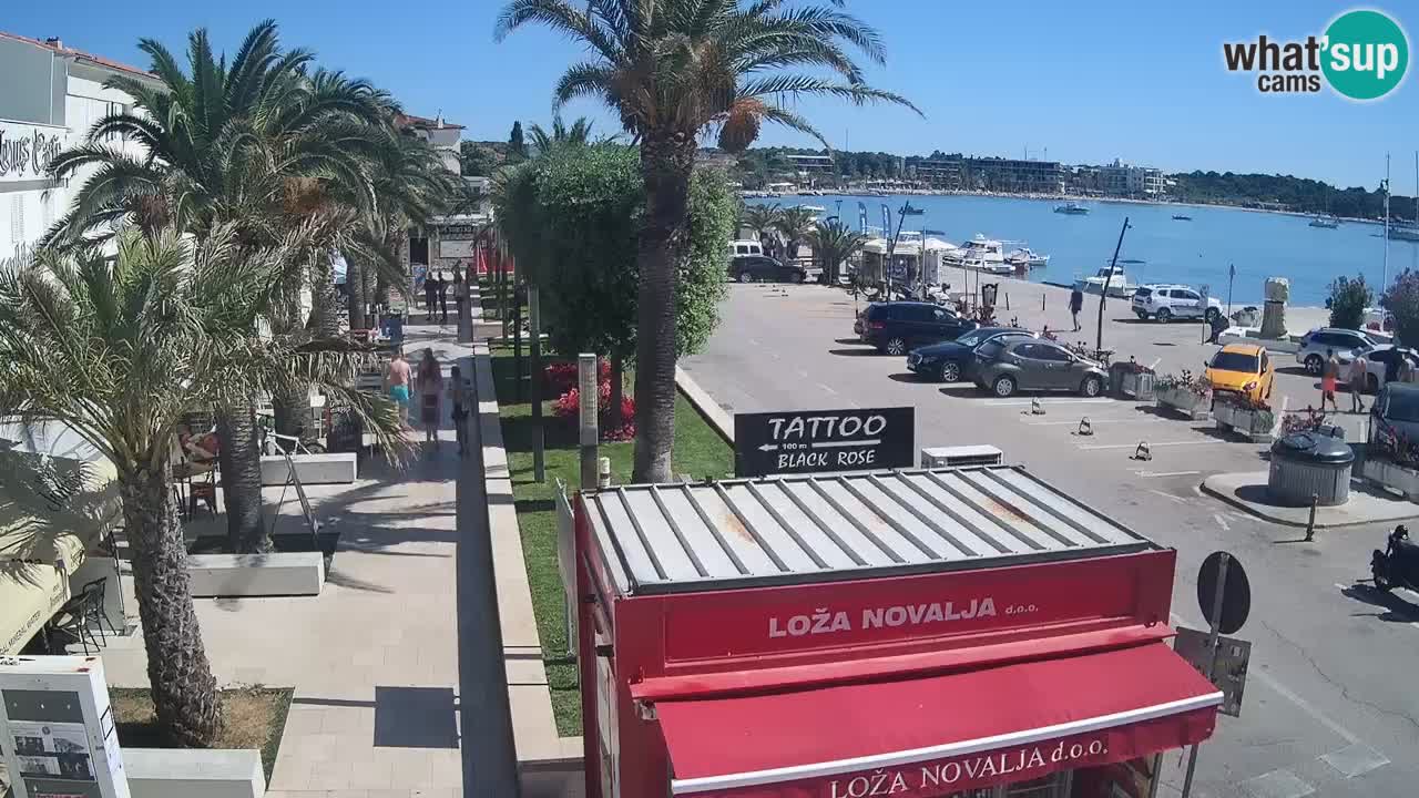Live cam Novalja – Obala Petra Krešimira IV