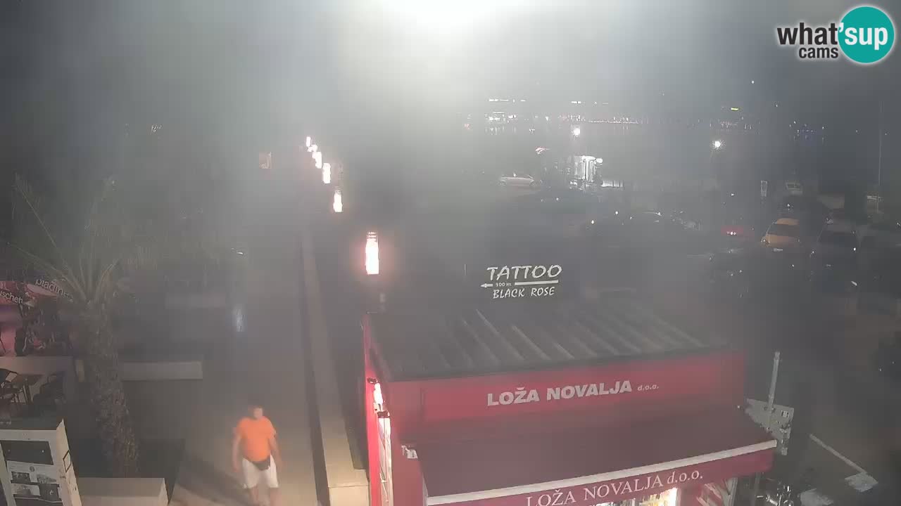 Webcam Novalja – Obala Petra Krešimira IV