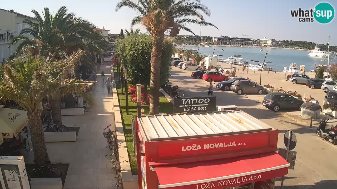 Live cam Novalja – Obala Petra Krešimira IV