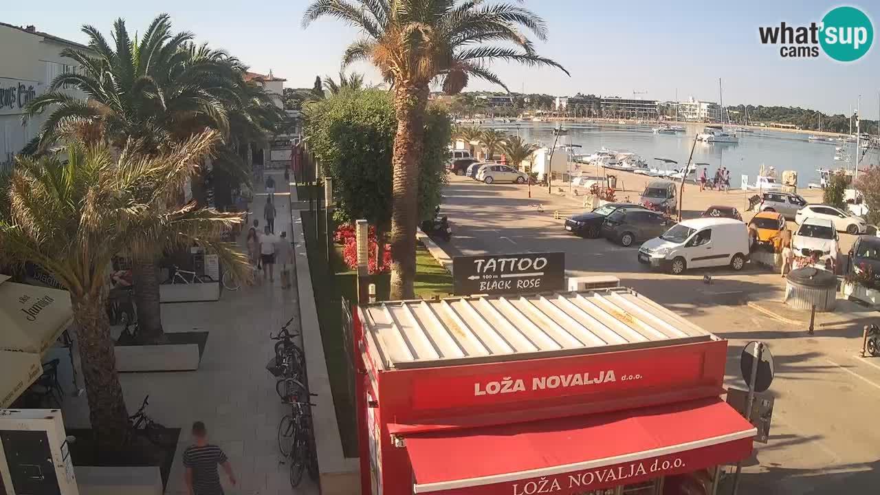 Live cam Novalja – Obala Petra Krešimira IV