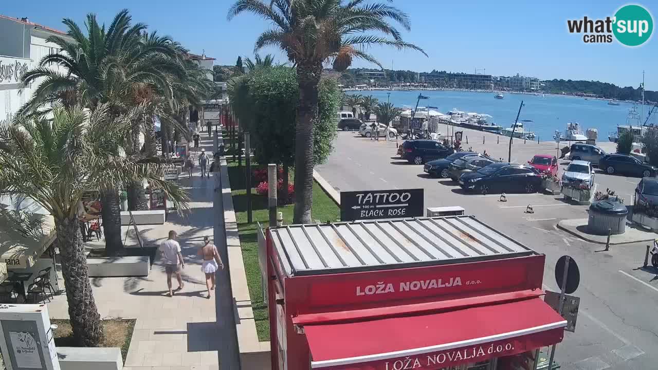 Live cam Novalja – Obala Petra Krešimira IV