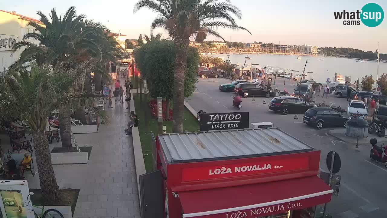 Live cam Novalja – Obala Petra Krešimira IV