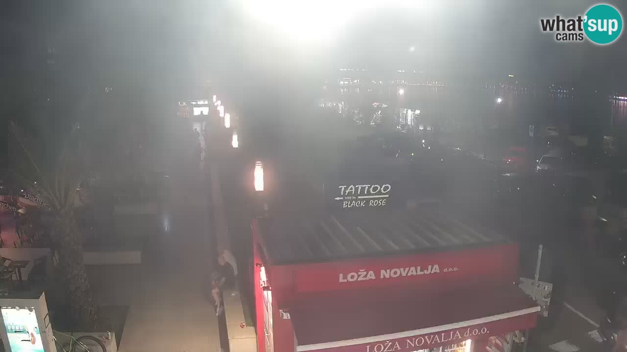 Webcam Novalja – Obala Petra Krešimira IV