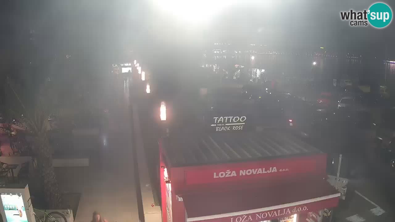 Live cam Novalja – Obala Petra Krešimira IV