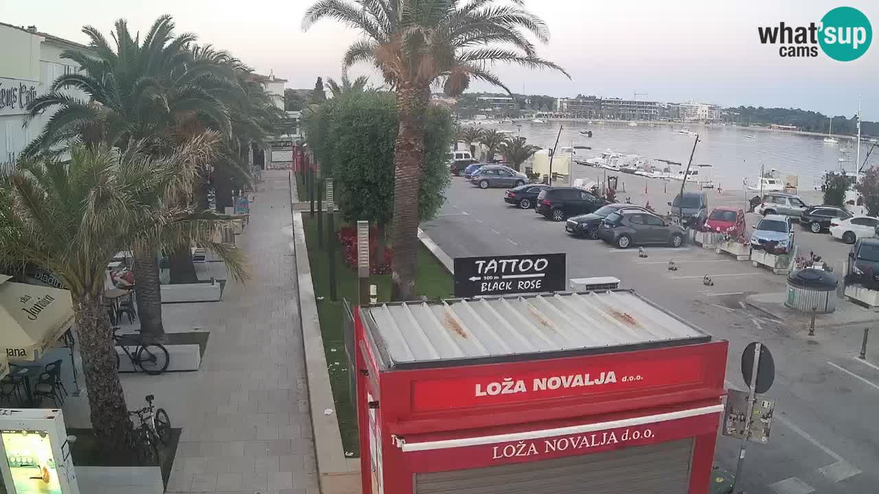 Webcam Novalja – Obala Petra Krešimira IV