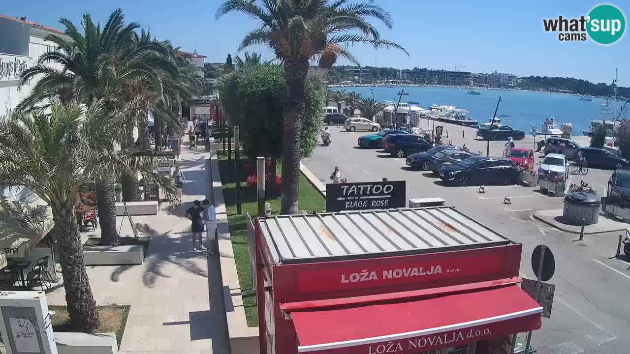 Live cam Novalja – Obala Petra Krešimira IV
