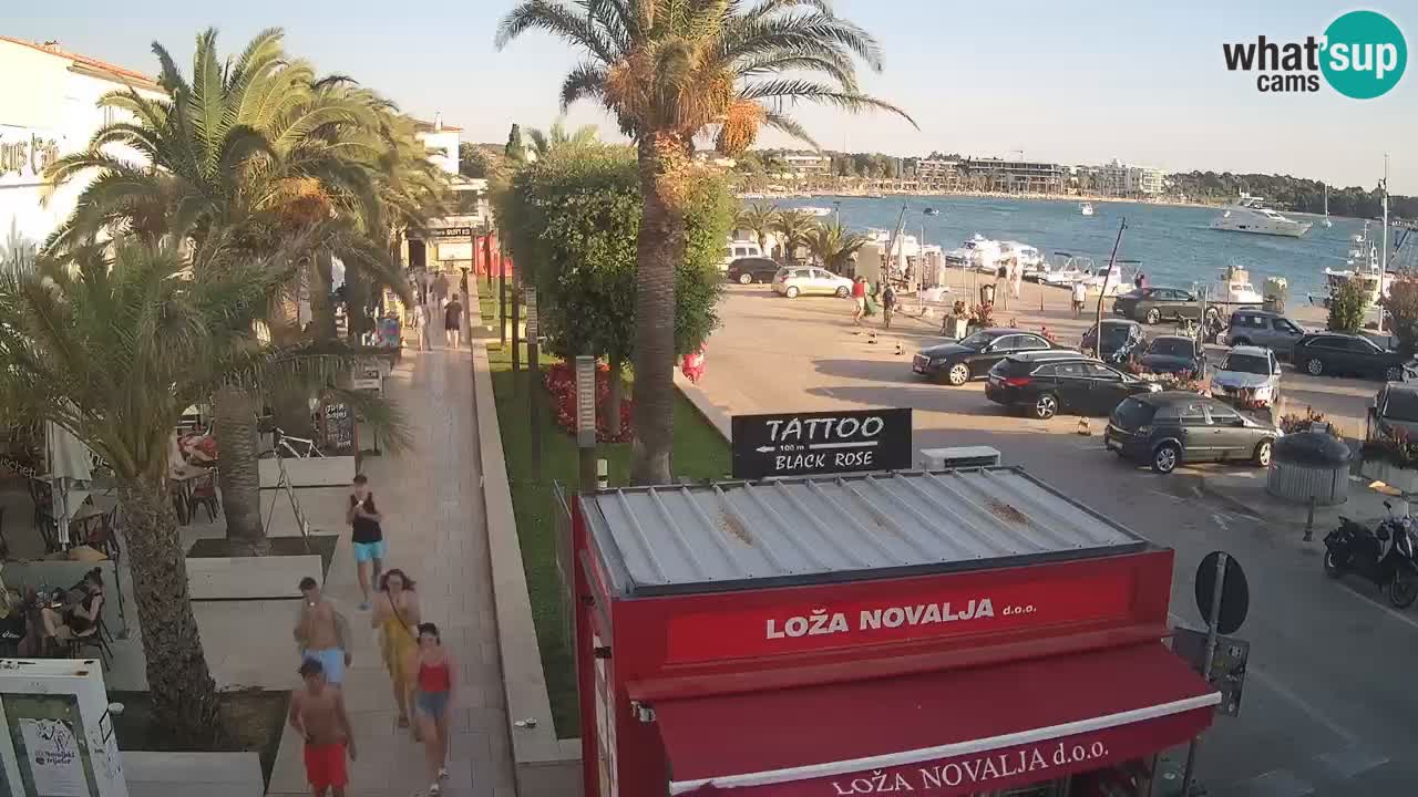 Live cam Novalja – Obala Petra Krešimira IV