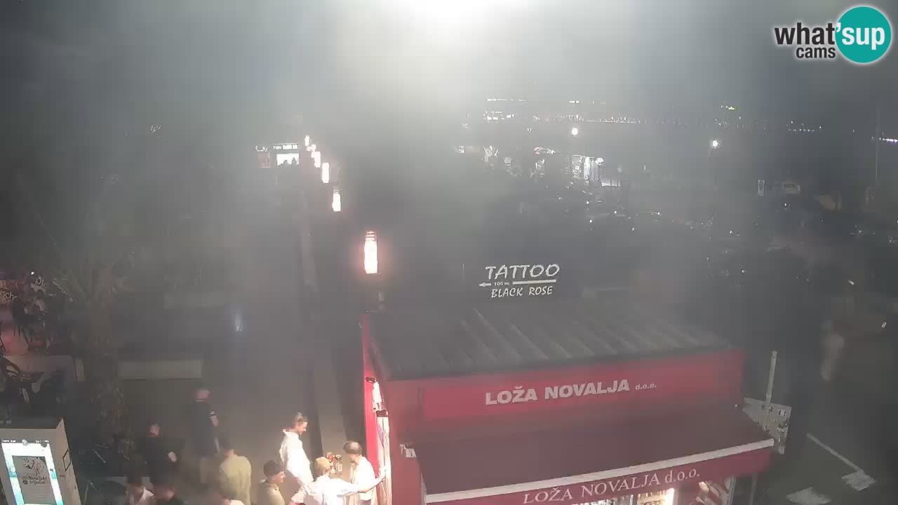 Live cam Novalja – Obala Petra Krešimira IV