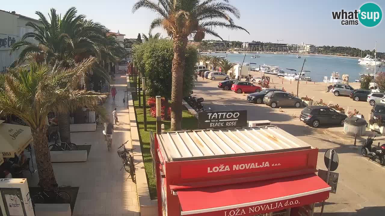 Webcam Novalja – Obala Petra Krešimira IV
