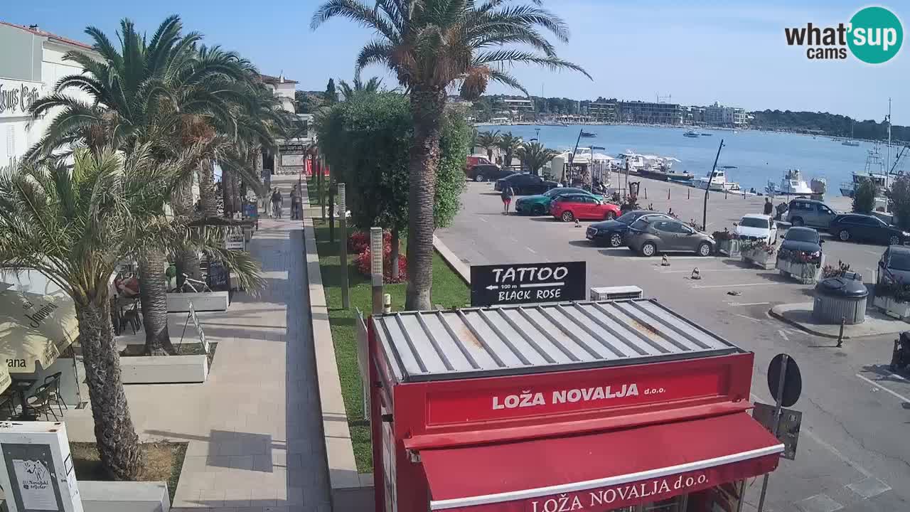 Live cam Novalja – Obala Petra Krešimira IV