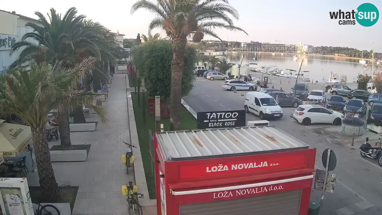 Webcam Novalja – Obala Petra Krešimira IV