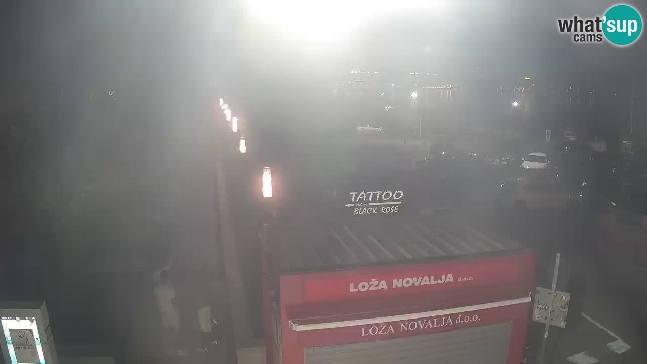 Live cam Novalja – Obala Petra Krešimira IV