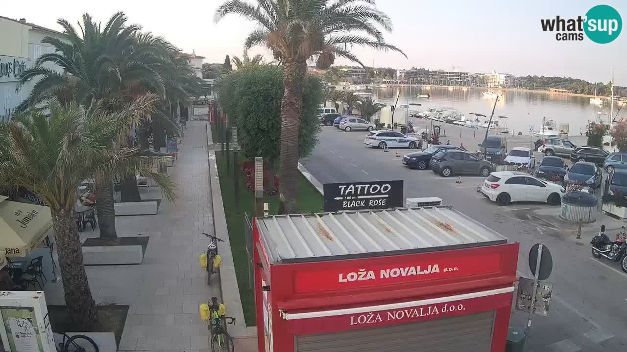 Live cam Novalja – Obala Petra Krešimira IV