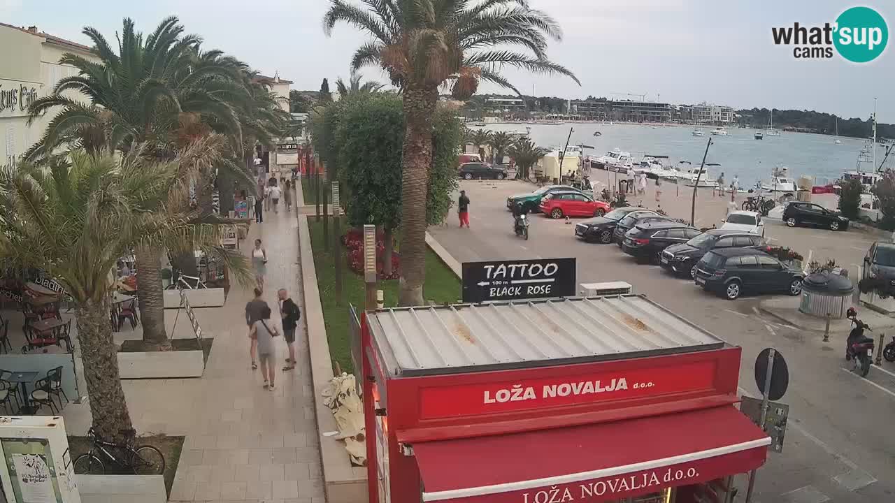 Webcam live Novalja – Obala Petra Krešimira IV