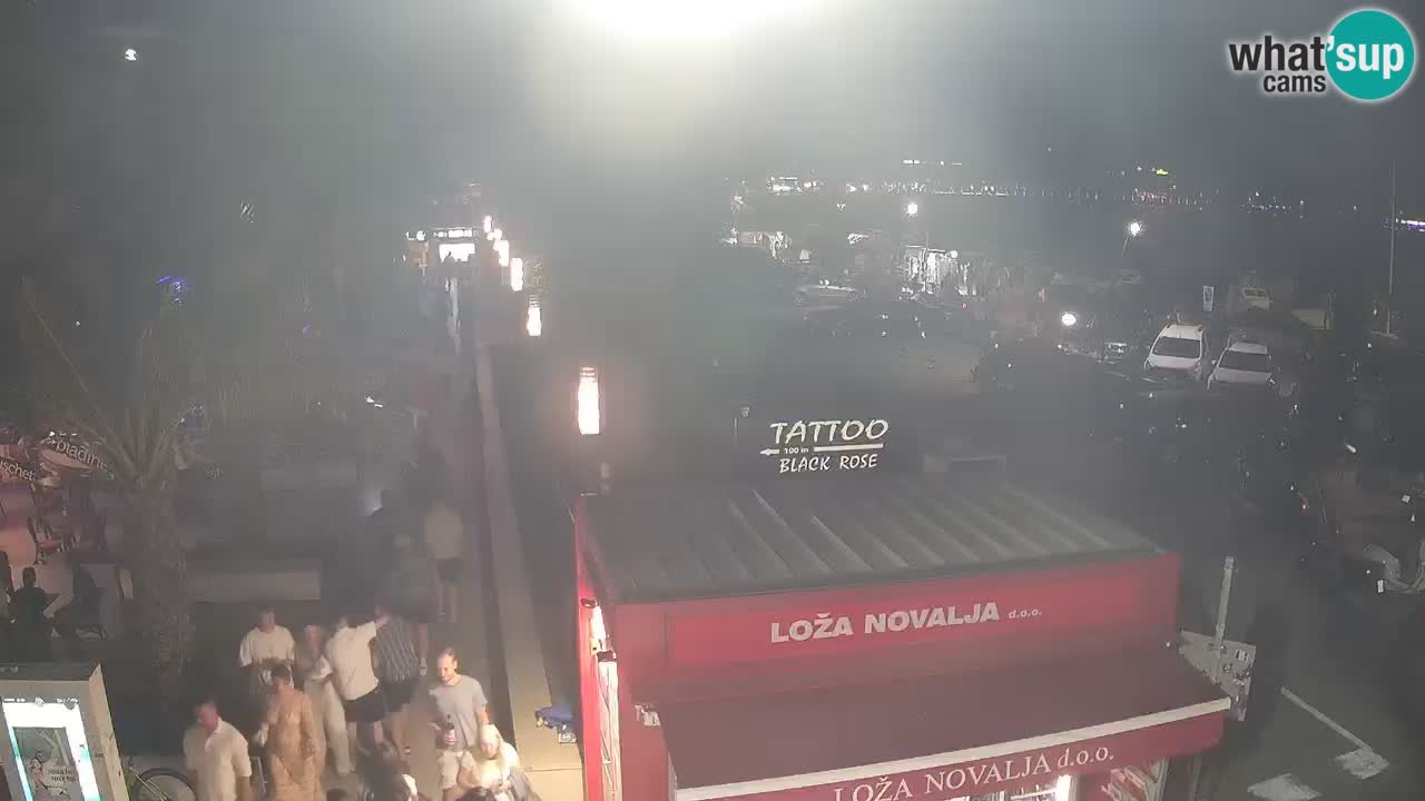 Live cam Novalja – Obala Petra Krešimira IV