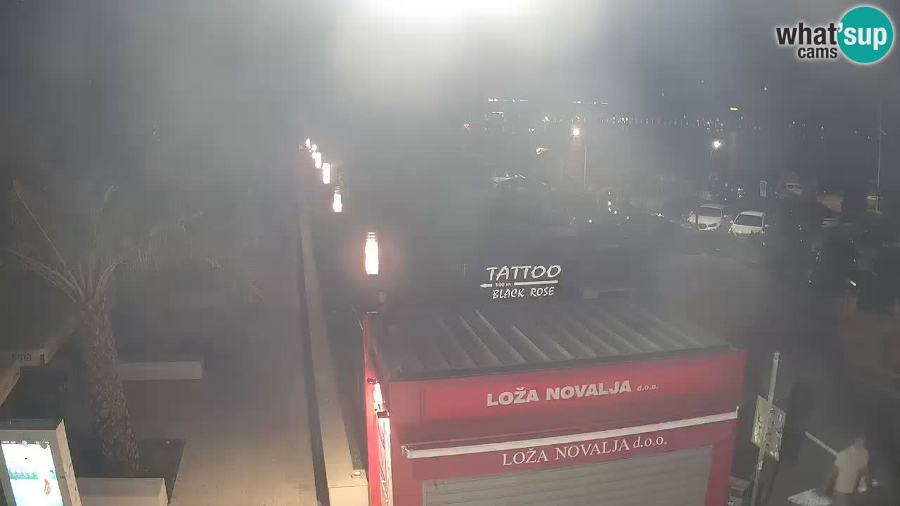 Live cam Novalja – Obala Petra Krešimira IV
