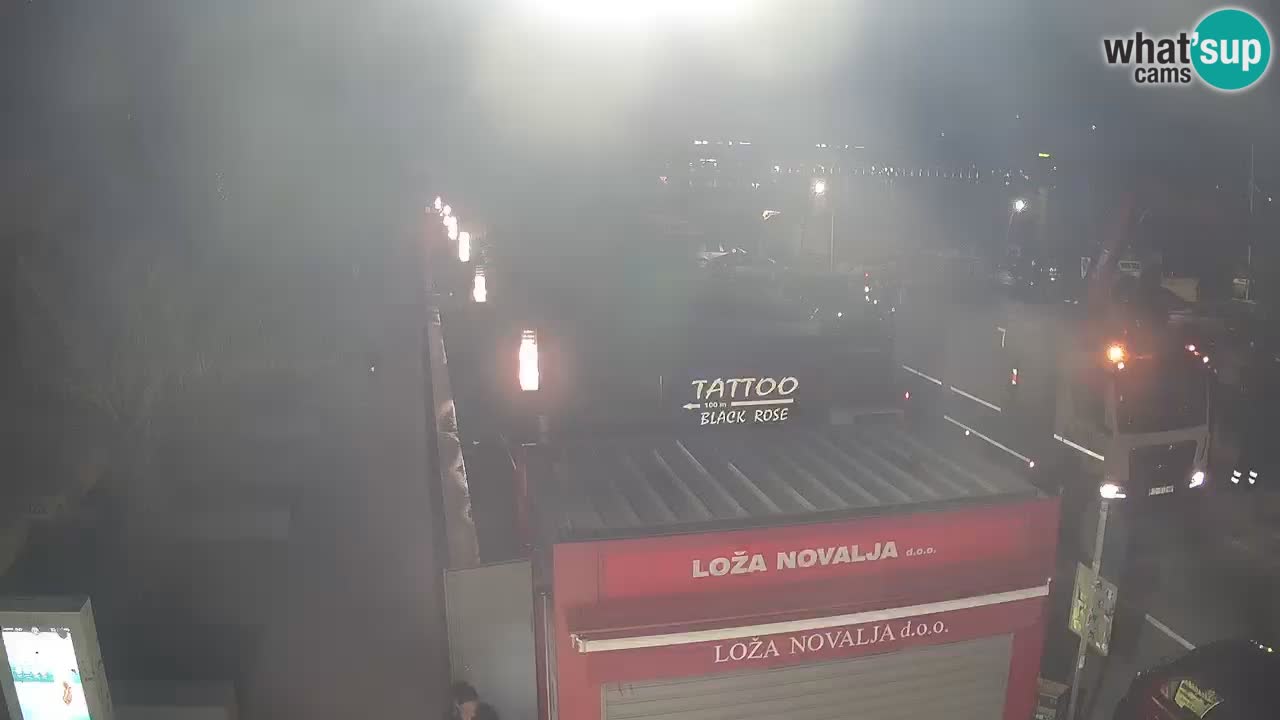 Webcam Novalja – Obala Petra Krešimira IV
