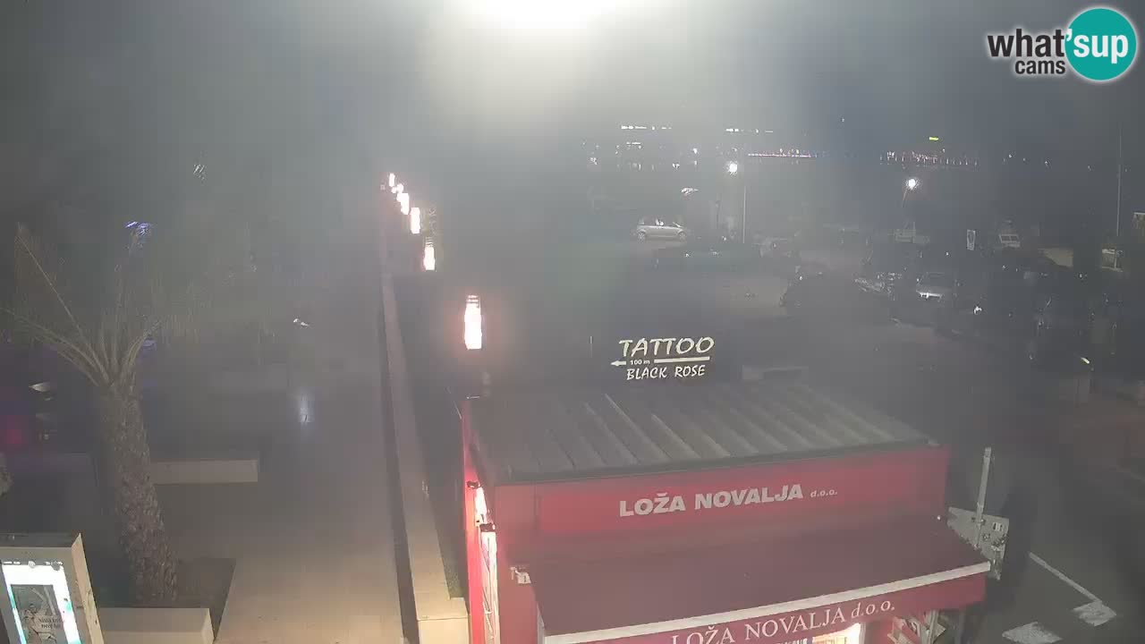 Live cam Novalja – Obala Petra Krešimira IV