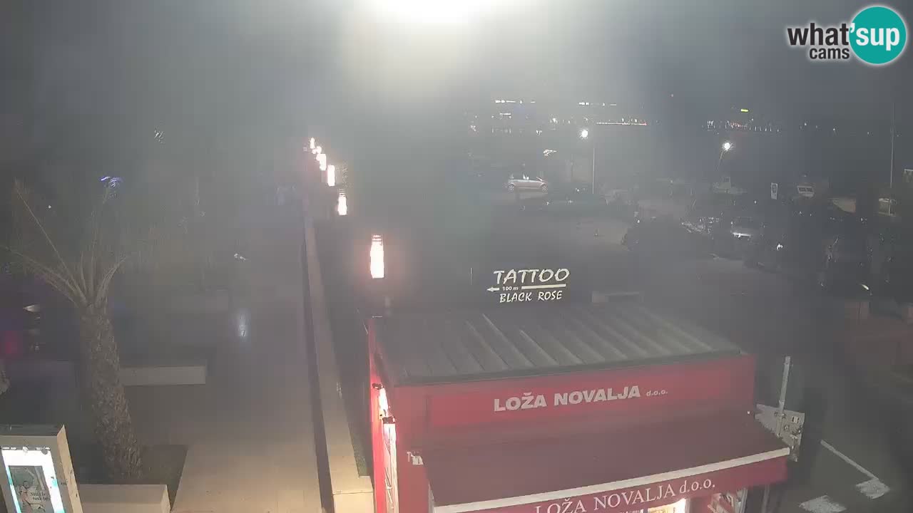 Camera en diecto Novalja – Obala Petra Krešimira IV