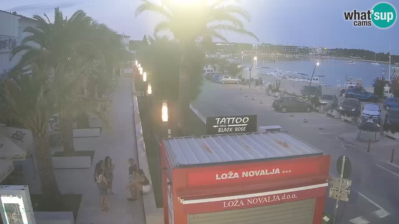Live cam Novalja – Obala Petra Krešimira IV