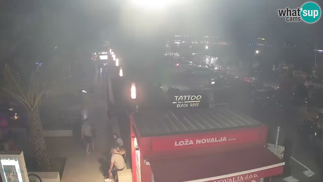 Webcam Novalja – Obala Petra Krešimira IV