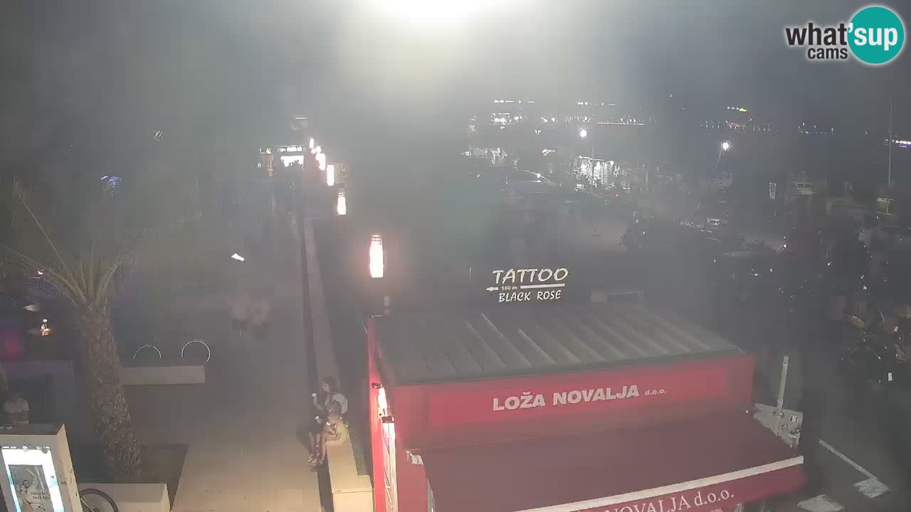 Live cam Novalja – Obala Petra Krešimira IV