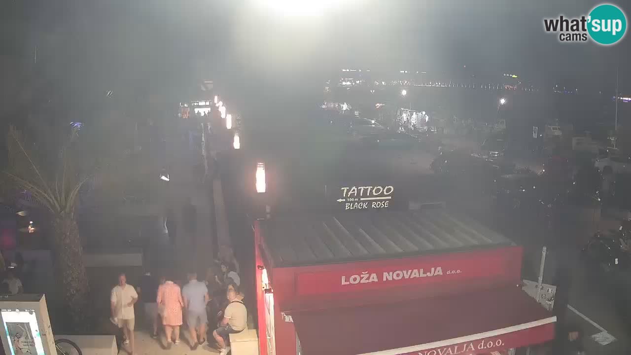 Webcam Novalja – Obala Petra Krešimira IV