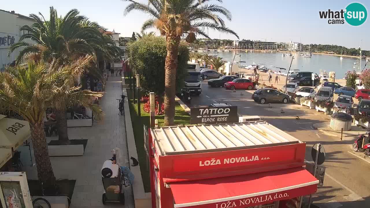 Webcam Novalja – Obala Petra Krešimira IV