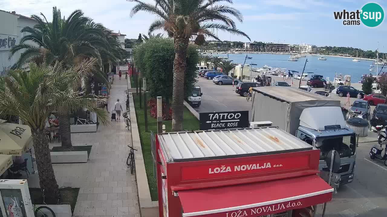 Webcam live Novalja – Obala Petra Krešimira IV