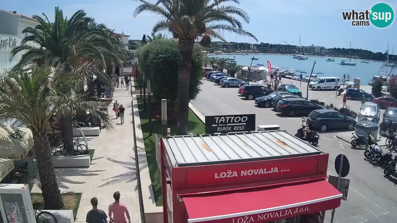 Live cam Novalja – Obala Petra Krešimira IV