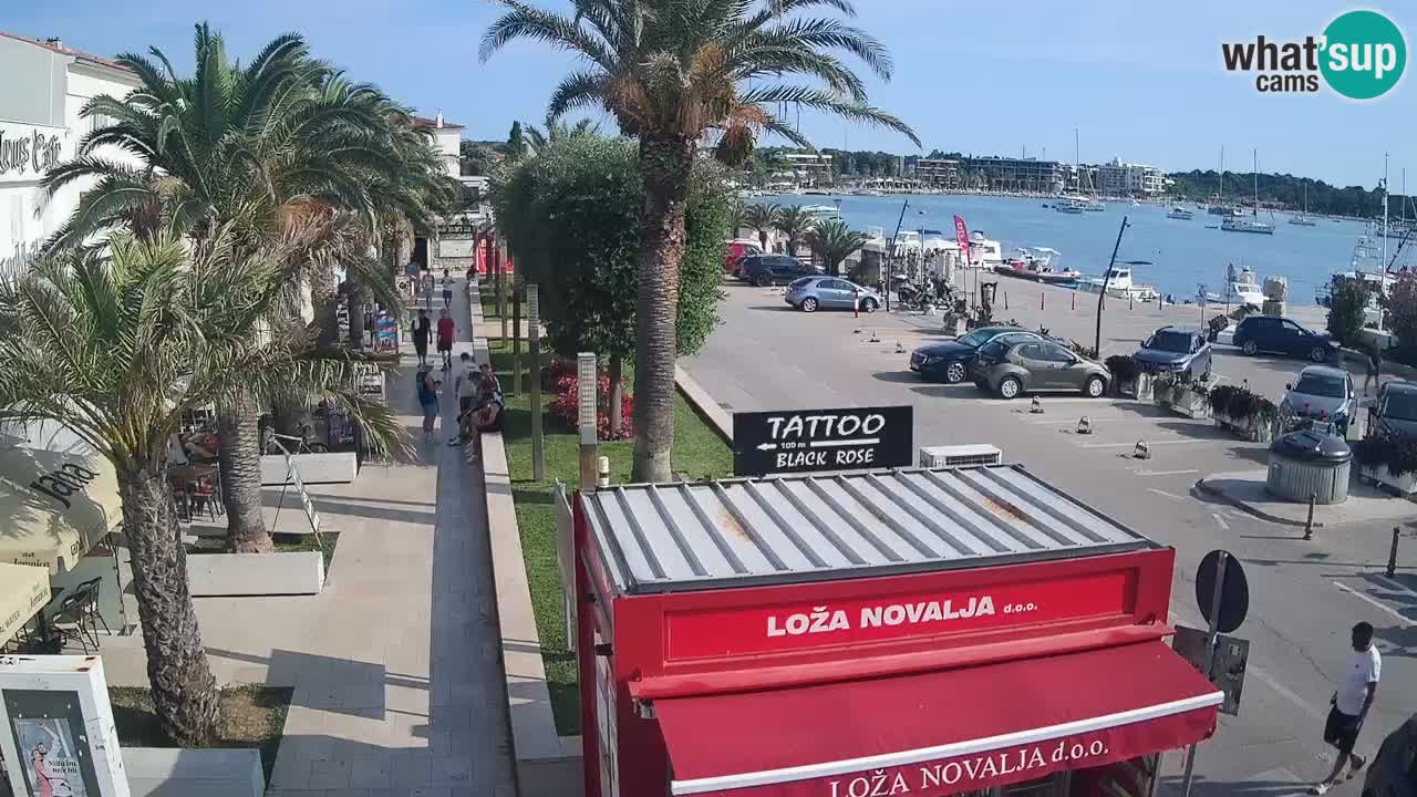 Webcam live Novalja – Obala Petra Krešimira IV