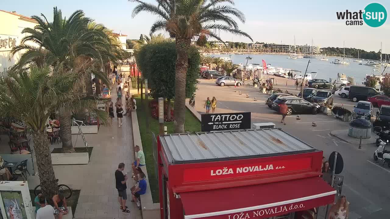 Webcam live Novalja – Obala Petra Krešimira IV