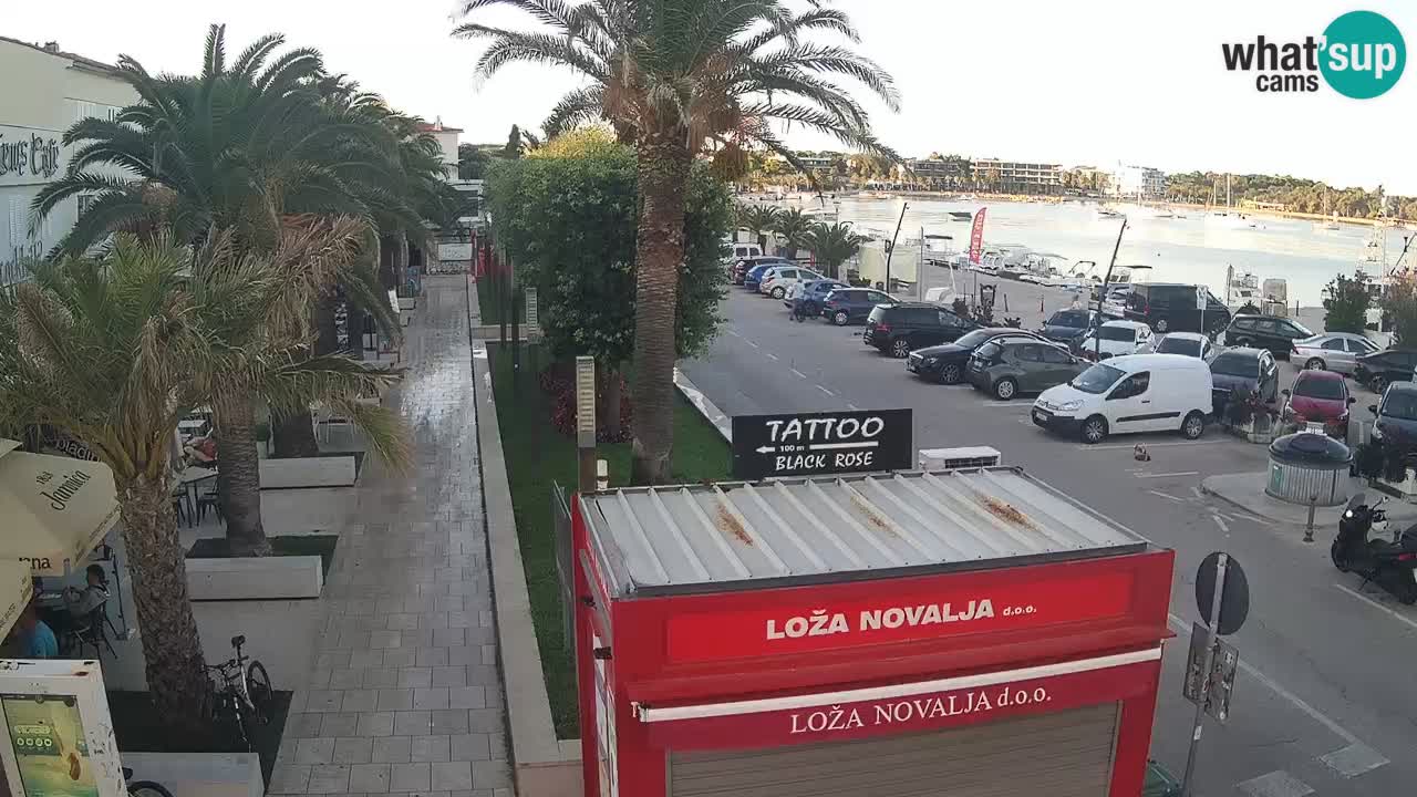 Live cam Novalja – Obala Petra Krešimira IV