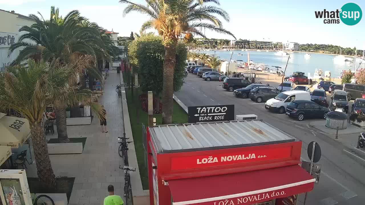 Live cam Novalja – Obala Petra Krešimira IV