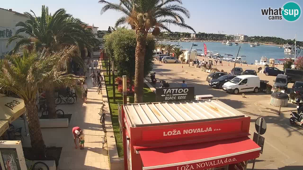 Webcam live Novalja – Obala Petra Krešimira IV